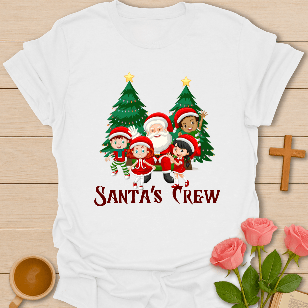 Santa's Crew Christmas T-Shirt T-Shirt