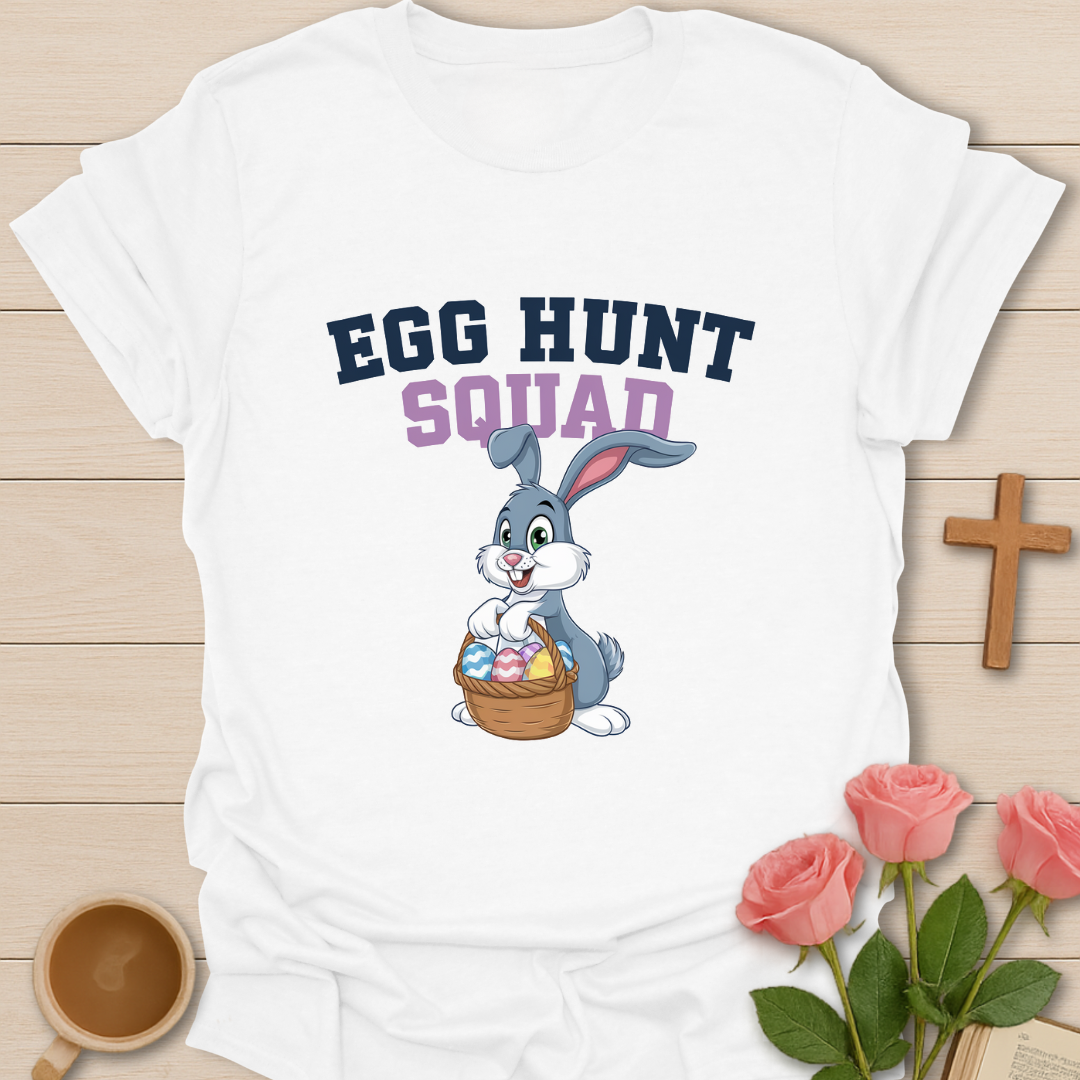 Bunny Egg Hunt Squad  T-Shirt