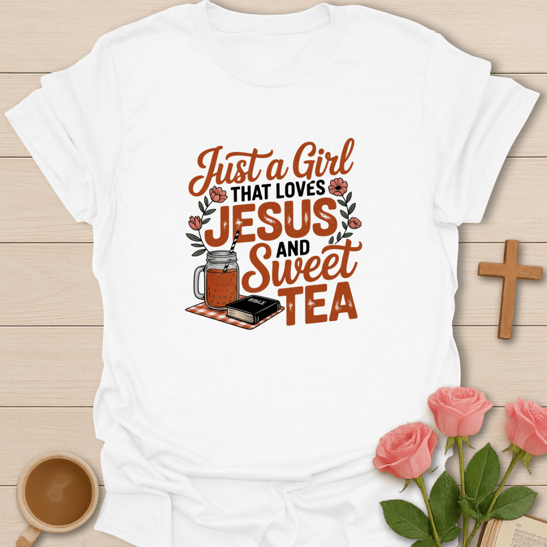 Loving Sweat Tea & Jesus  T-Shirt