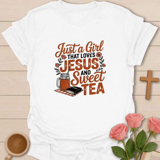Loving Sweat Tea & Jesus  T-Shirt