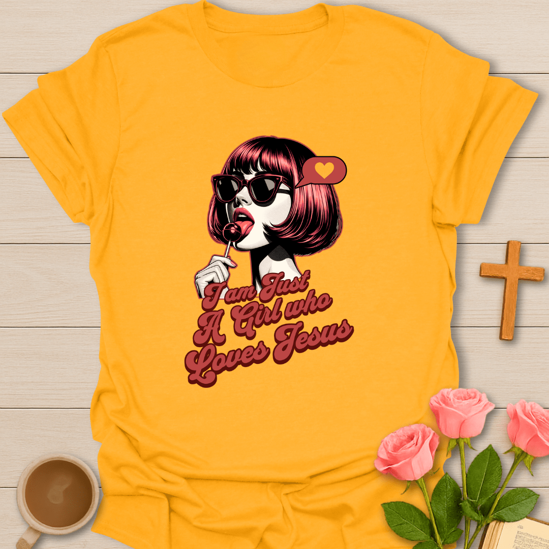 Lollipop Girl T-Shirt - Kozzy Co Gold / S