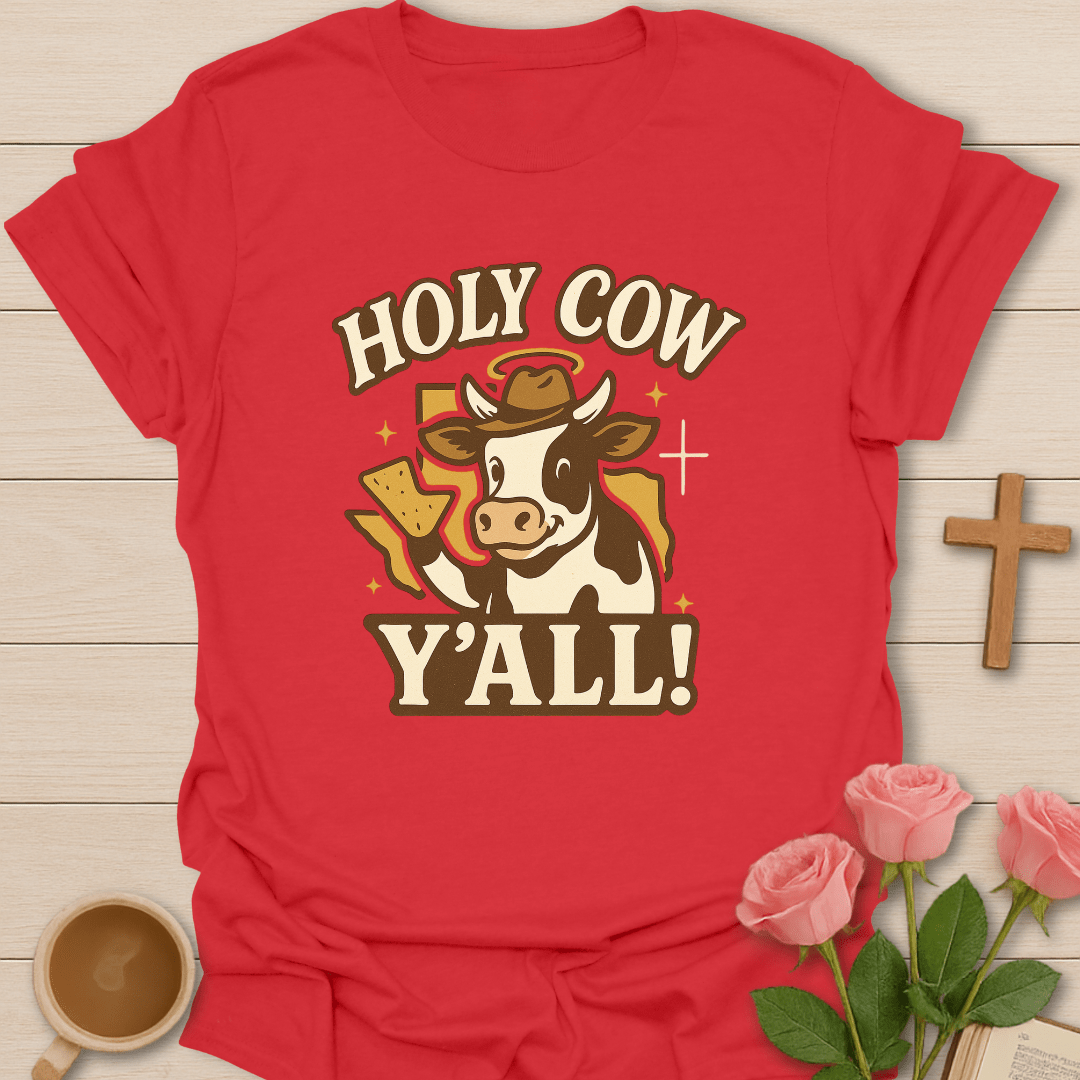 Texas Holy Cow Y'all T-Shirt