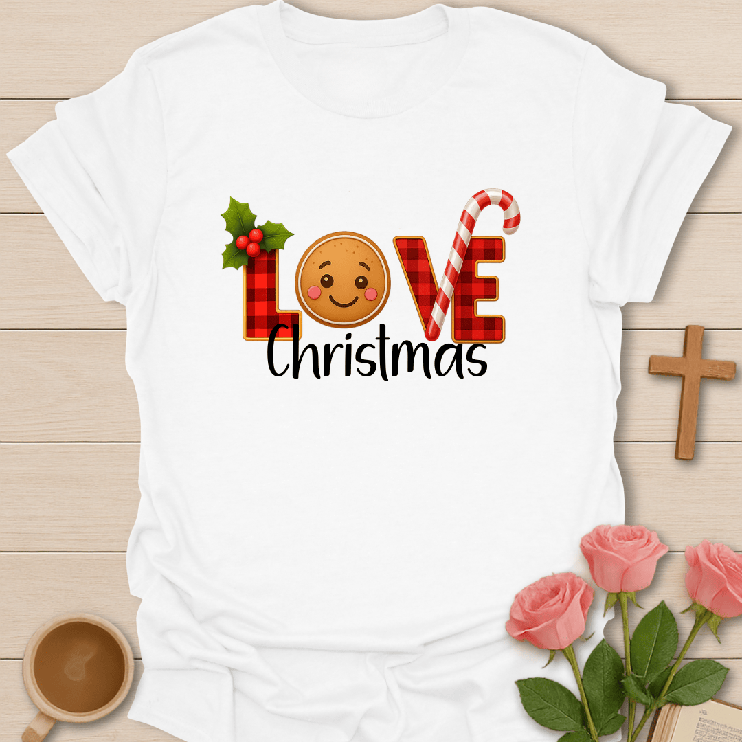 Gingerbread Love Christmas T-Shirt T-Shirt