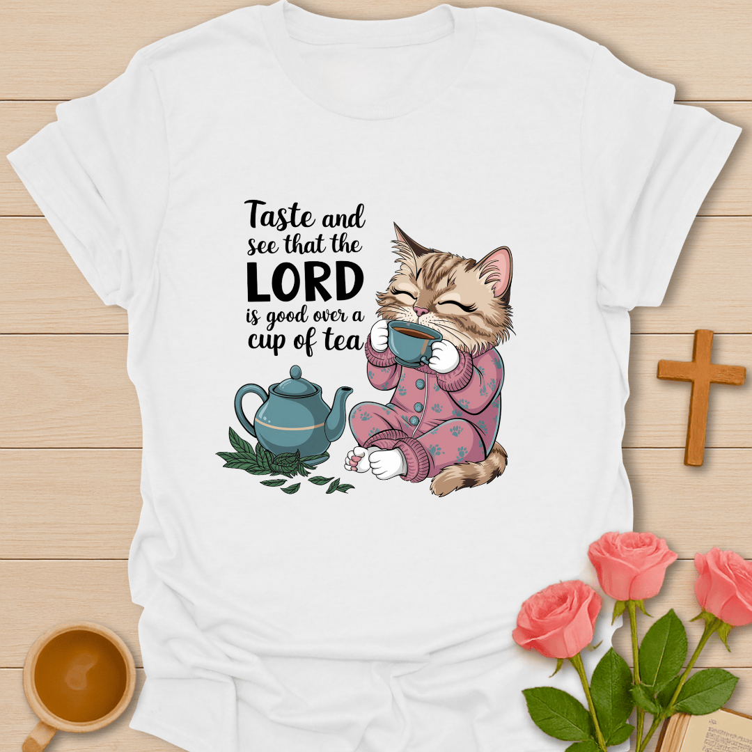 Pajama Cat  Good Tea T-Shirt