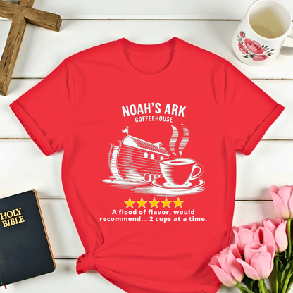 Noah's Ark Coffee House Five Stars Review T-Shirt