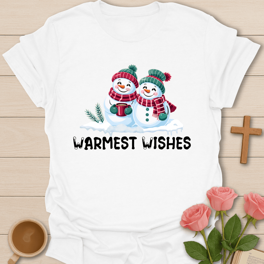 Warmest Wishes Snow-Couple T-Shirt