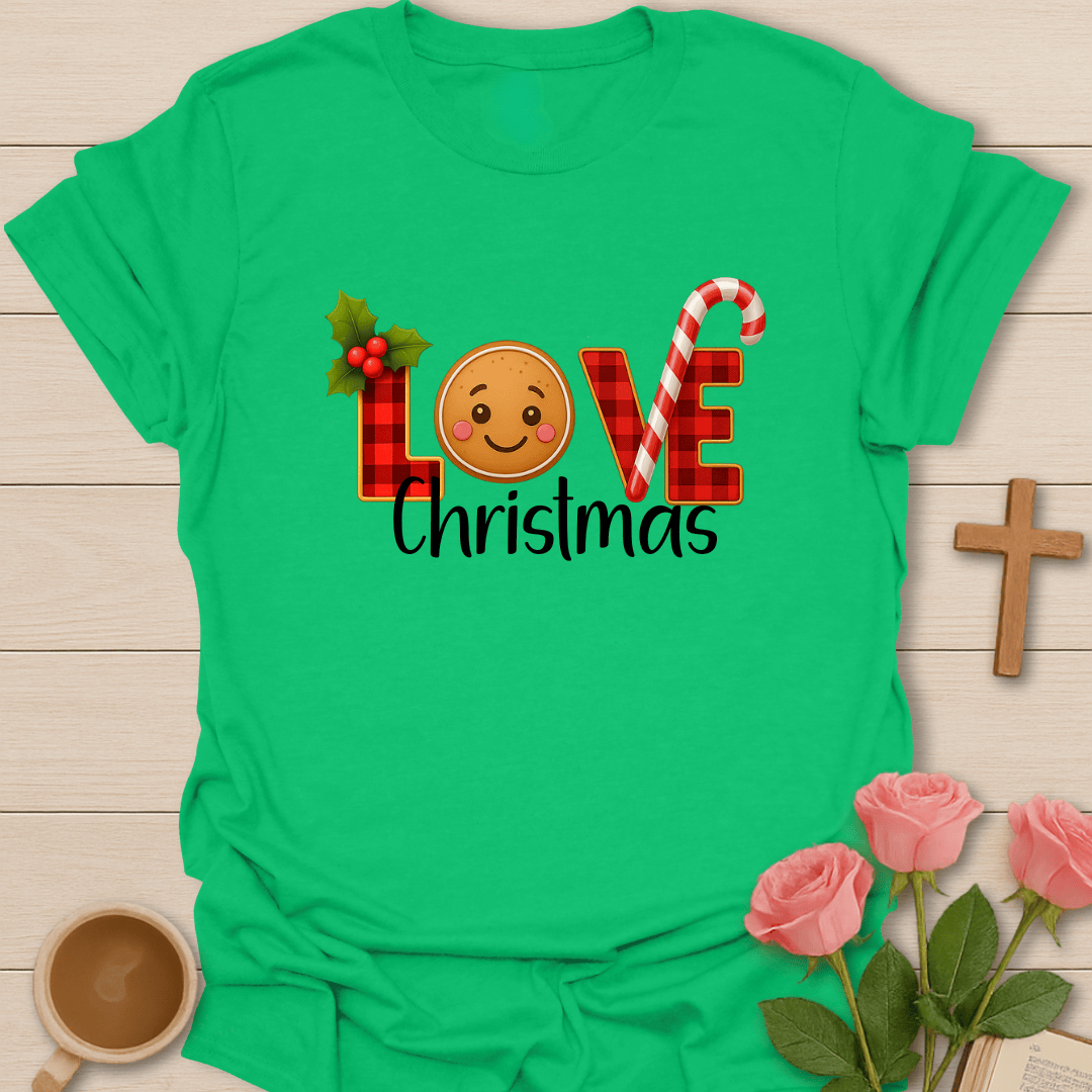Gingerbread Love Christmas T-Shirt T-Shirt