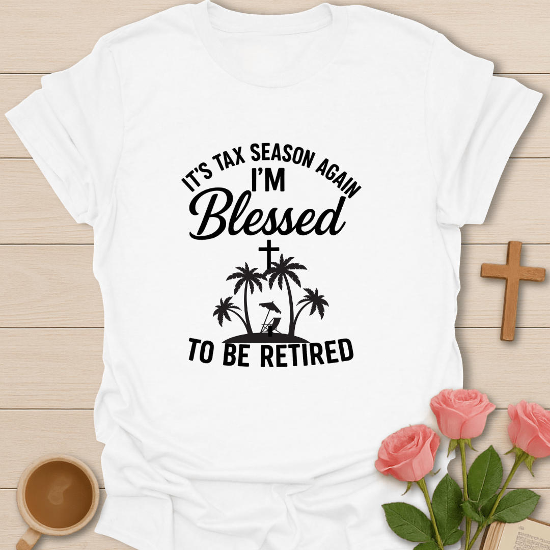 Retired Tax Season T-Shirt - Kozzy Co Navy / S