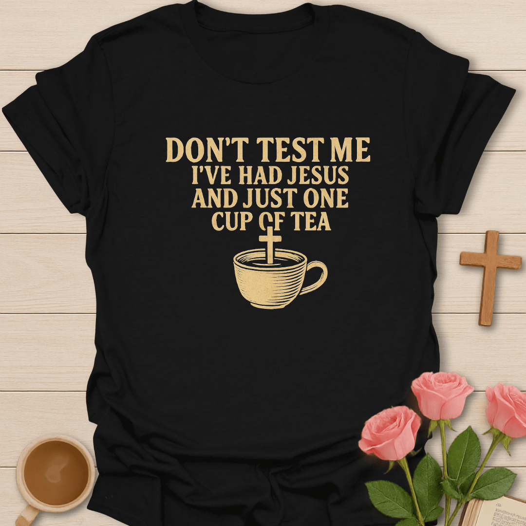 Jesus And A Cup Of Tea T-Shirt