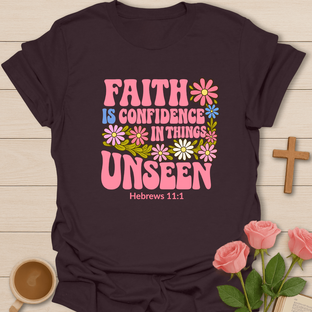 Confidence in God T-Shirt - Kozzy Co Dark Chocolate / S