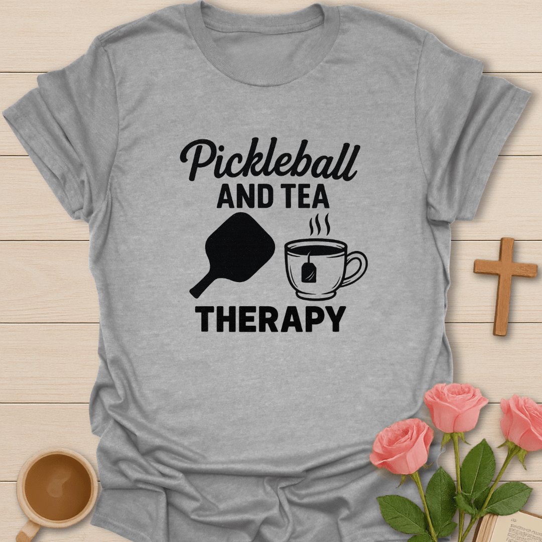 Pickleball  & Tea Therapy T-Shirt