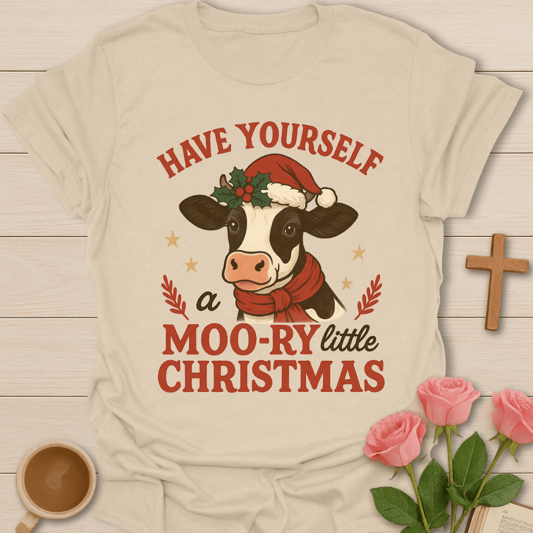 Have Yourself A Moory Christmas T-Shirt T-Shirt