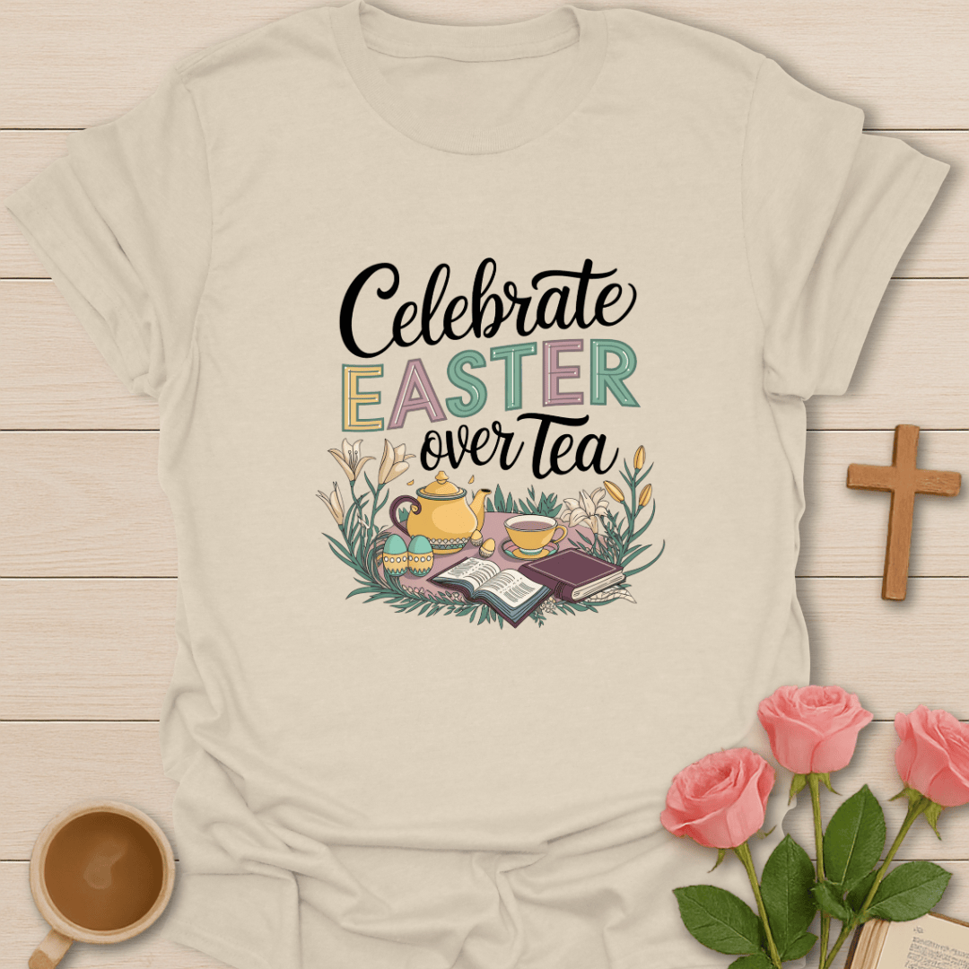 Easter With Tea T-Shirt T-Shirt