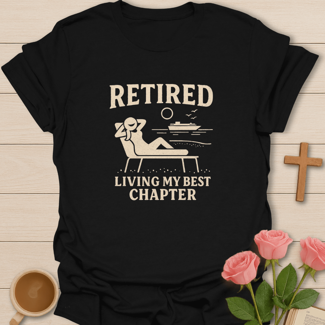 Living The Best Chapter T-Shirt - Kozzy Co Black / S