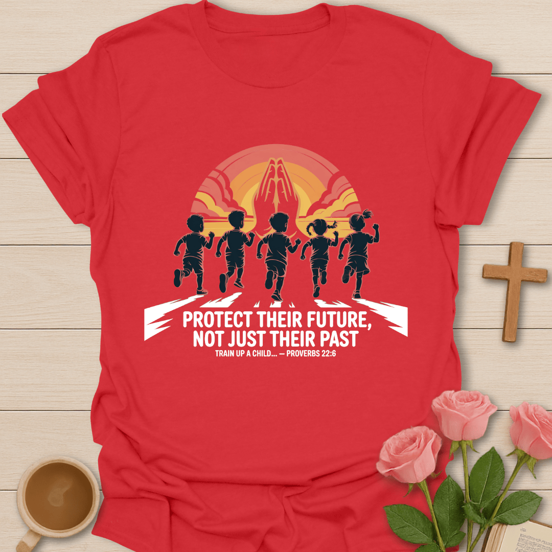 Train Up A Child T-Shirt - Kozzy Co Red / S