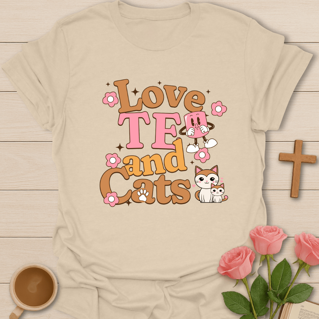 Love Tea & Cats T-Shirt