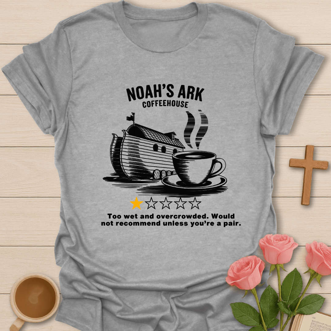 Noah's Ark Coffee House One Star Review T-Shirt