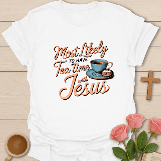 Heavenly Tea Time T-Shirt - Kozzy Co White / S