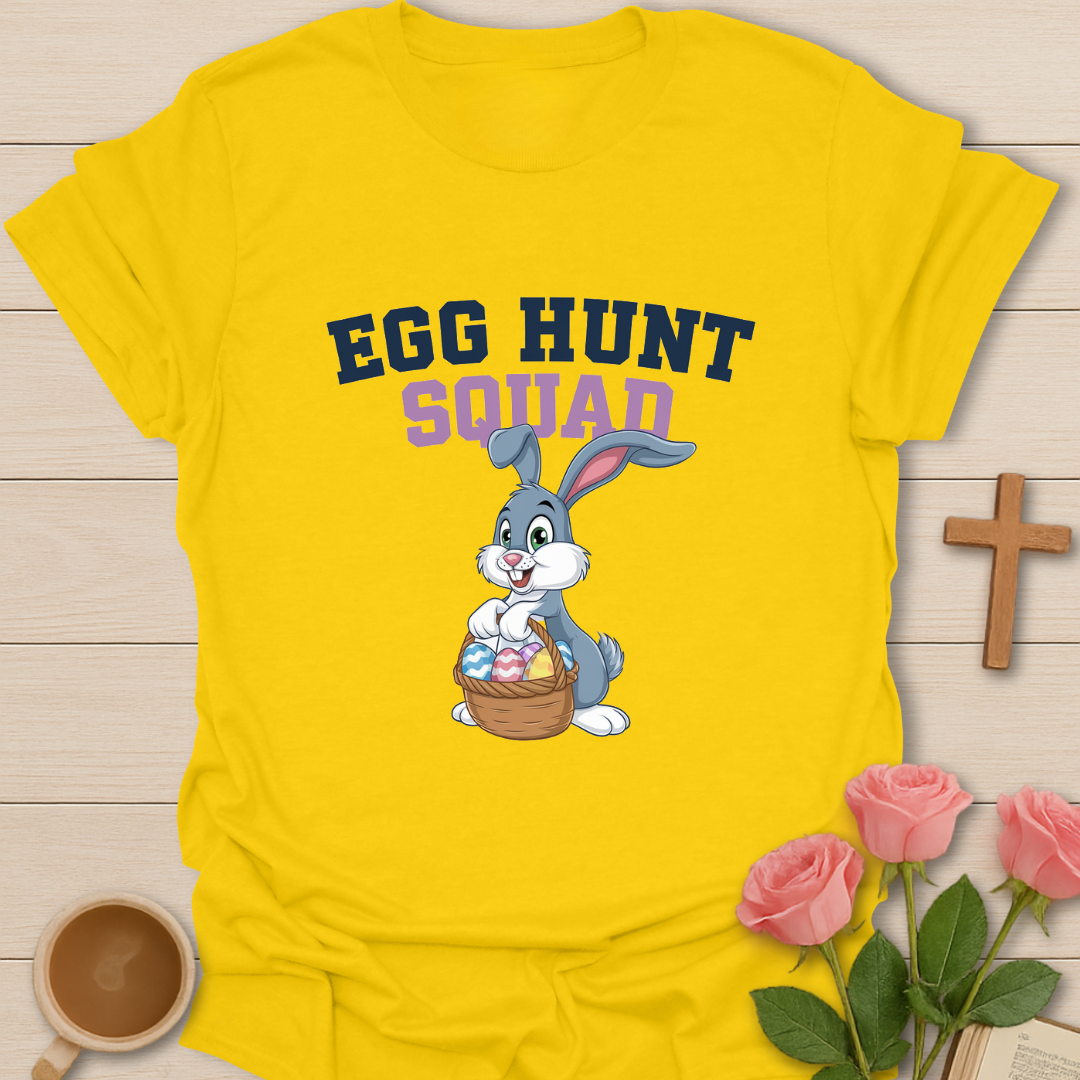 Bunny Egg Hunt Squad  T-Shirt