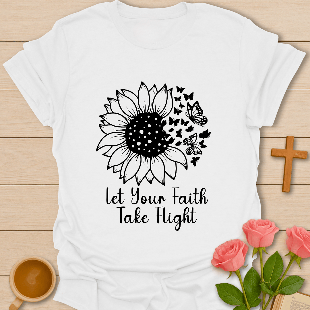 Faith Sunflower Flight T-Shirt T-Shirt