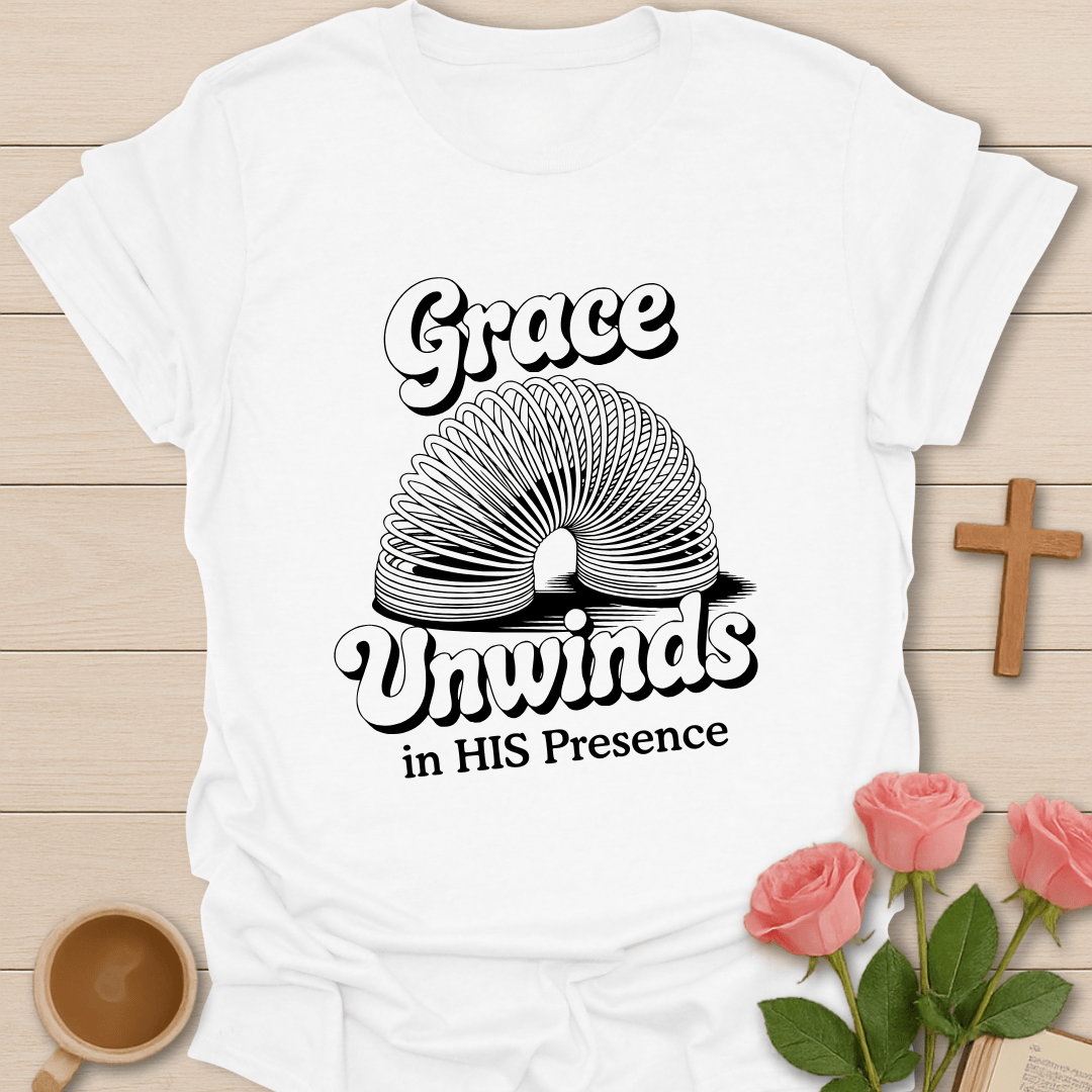 Grace Unwinds T-Shirt - Kozzy Co White / S