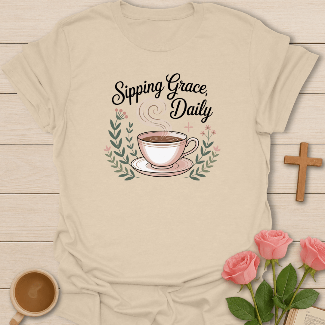 Sipping Grace Daily T-Shirt