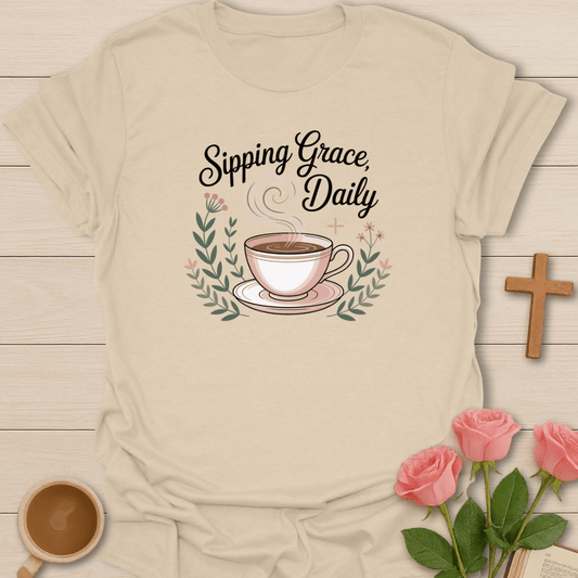 Sipping Grace Daily T-Shirt