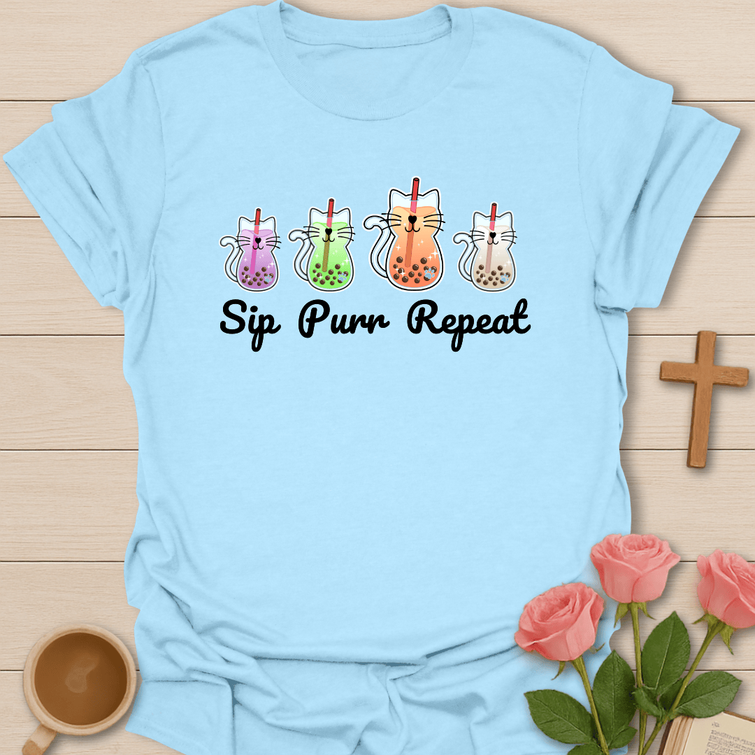 Boba Cat Tea T-Shirt