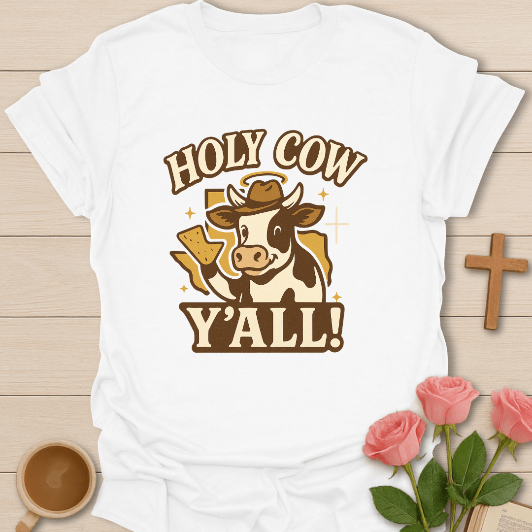 Texas Holy Cow Y'all T-Shirt