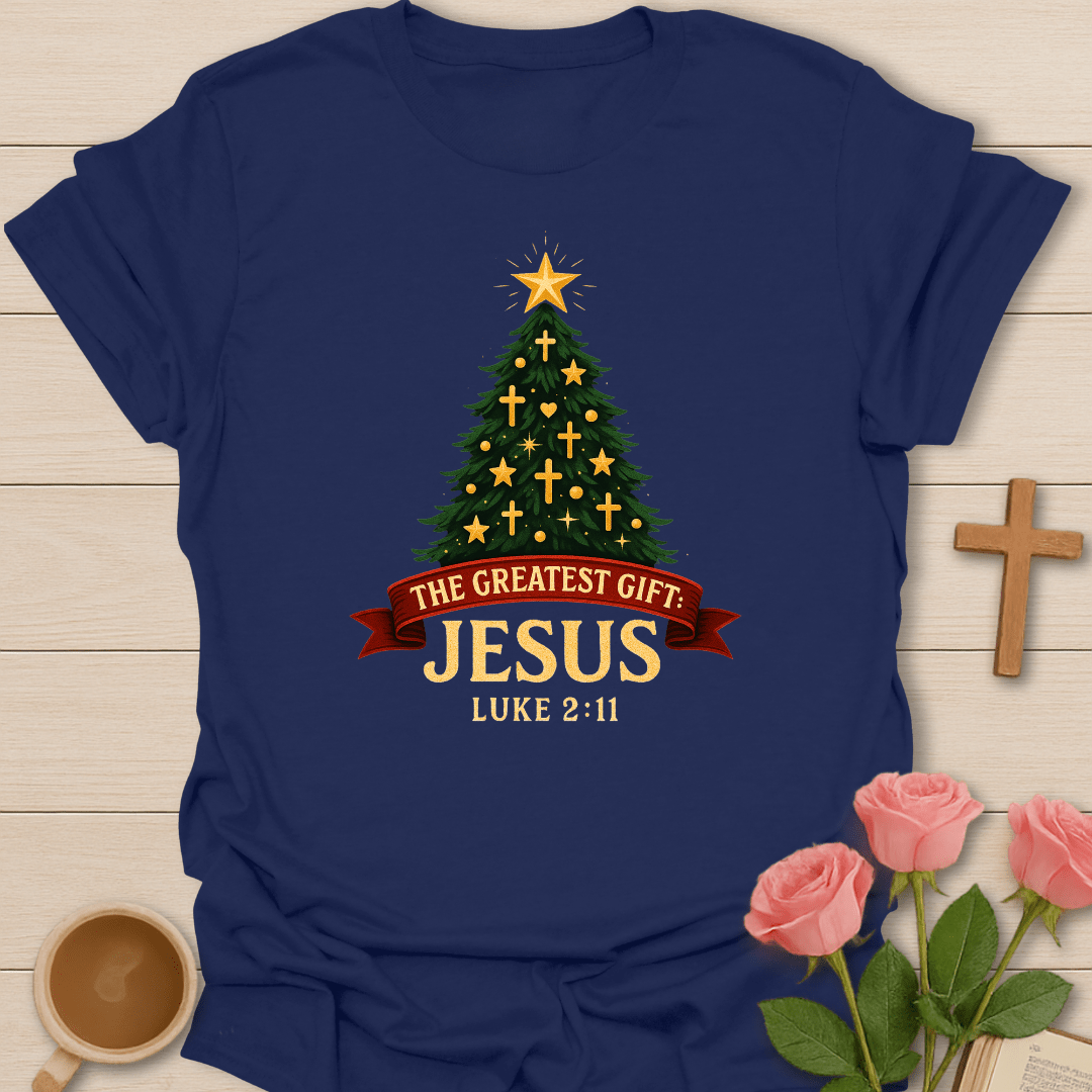 O Holy Night Tree Christmas T-Shirt T-Shirt