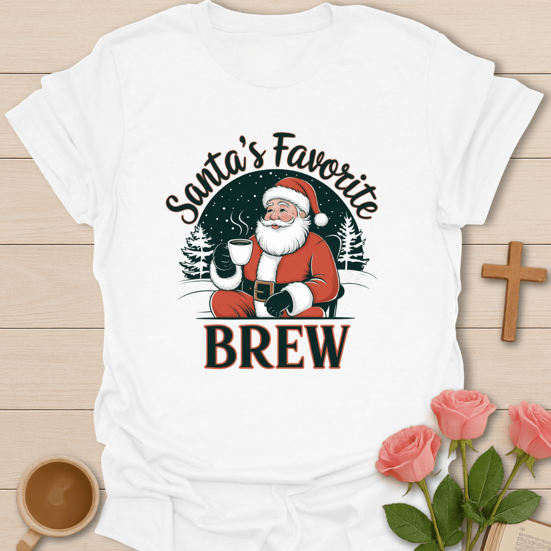 Santa's Favorite Brew T-Shirt T-Shirt