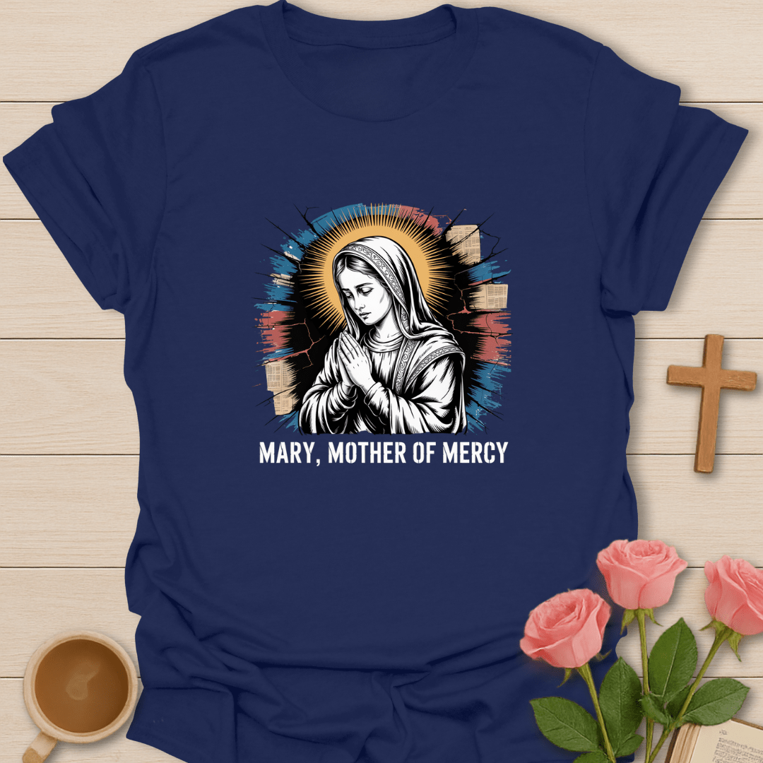 Mary Mother Of Mercy T-Shirt T-Shirt