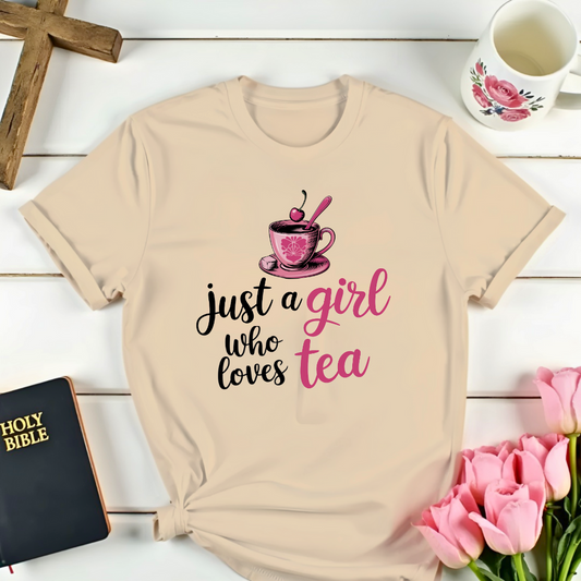 Girl Who Loves Tea T-Shirt