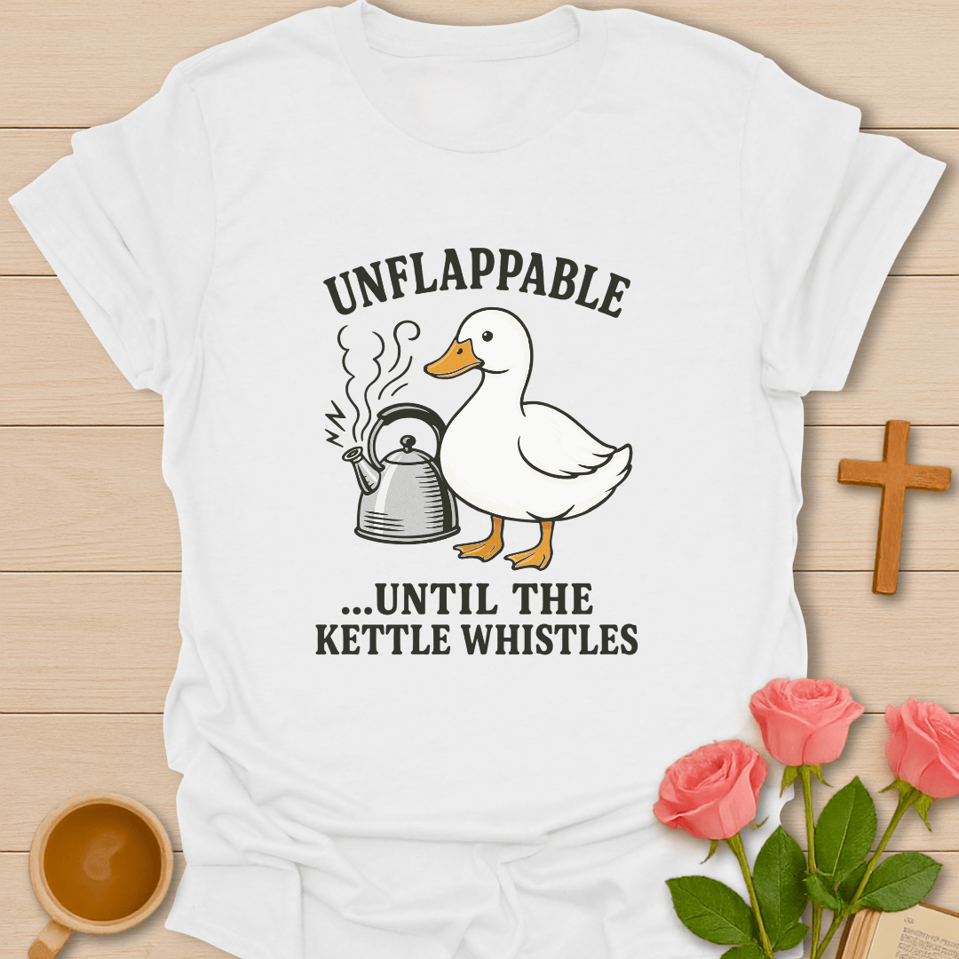 Unflappable Kettle T-Shirt - Kozzy Co White / S