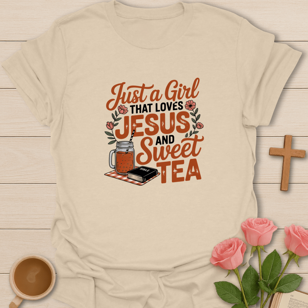 Loving Sweat Tea & Jesus  T-Shirt