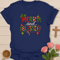Christmas Merry & Blessed T-Shirt T-Shirt
