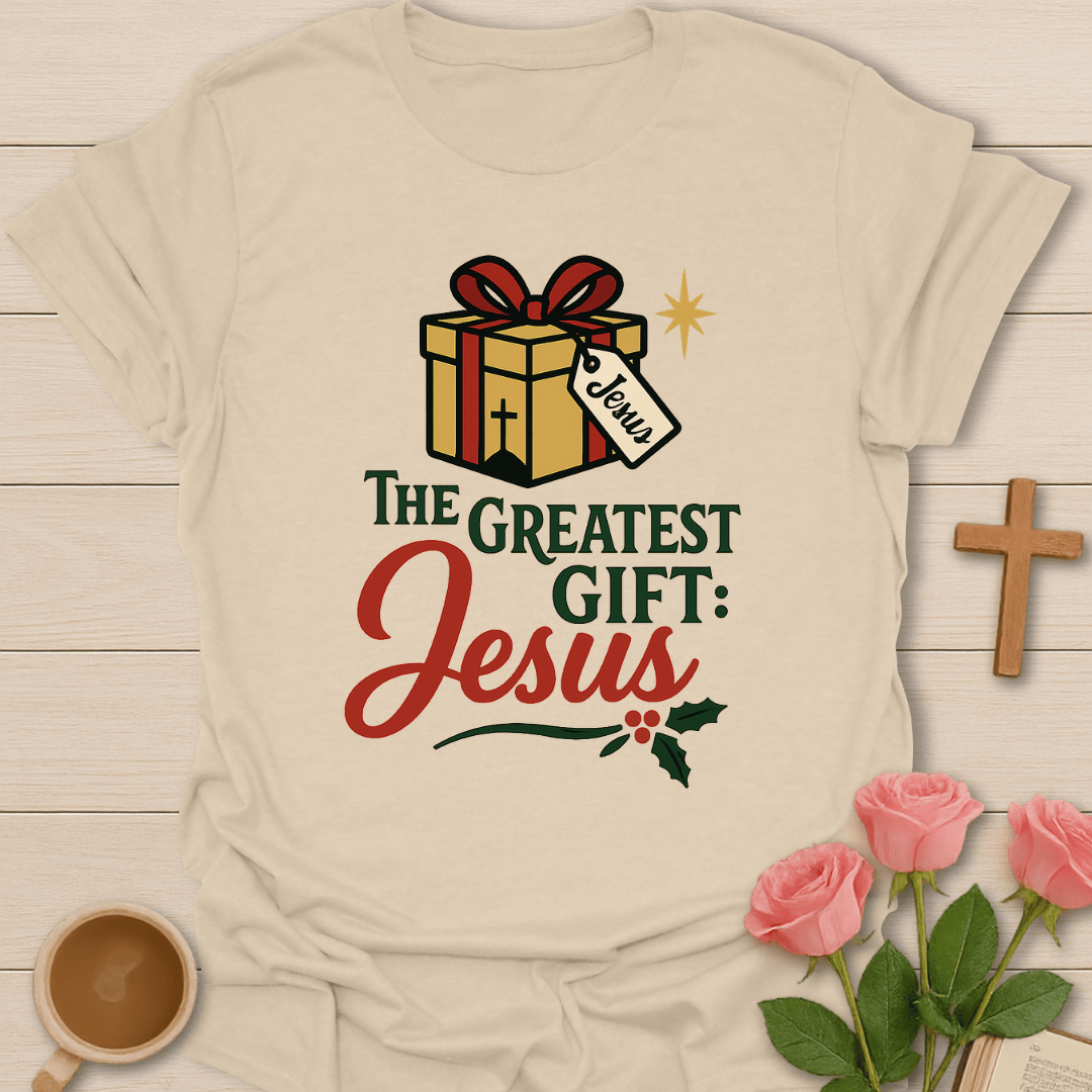 The Greatest Gift: Jesus T-Shirt