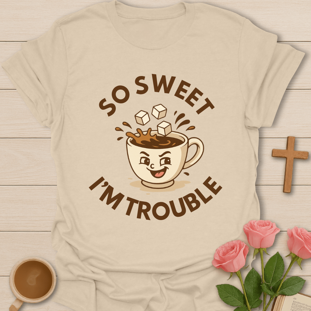 I'm Trouble T-Shirt - Kozzy Co Sand / S