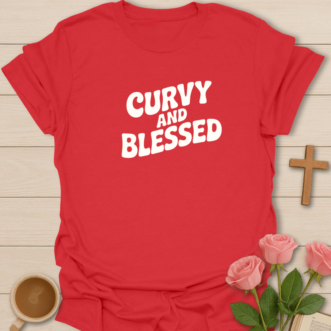 Curvy And Blessed T-Shirt T-Shirt