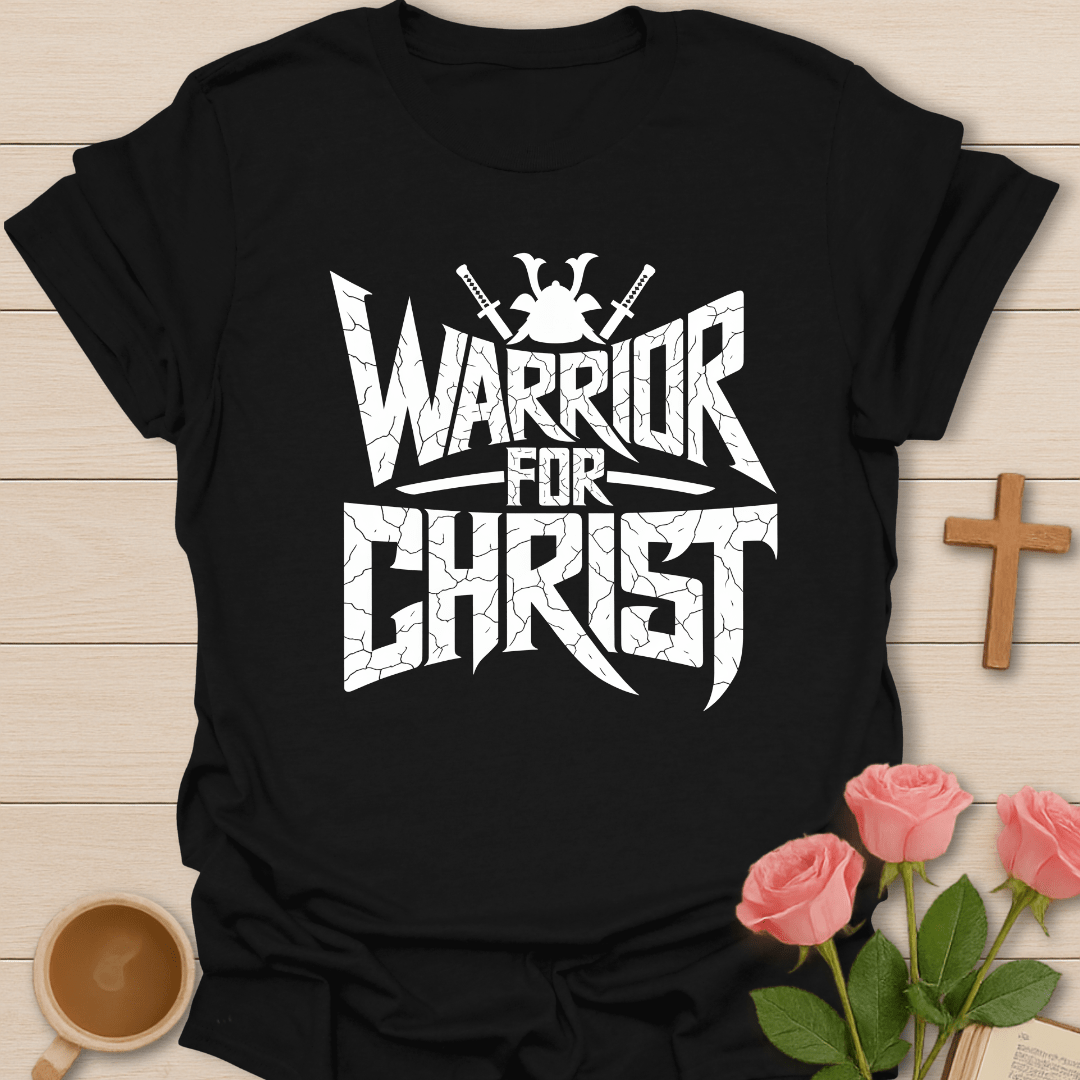 Warrior For Christ T-Shirt - Kozzy Co Black / S