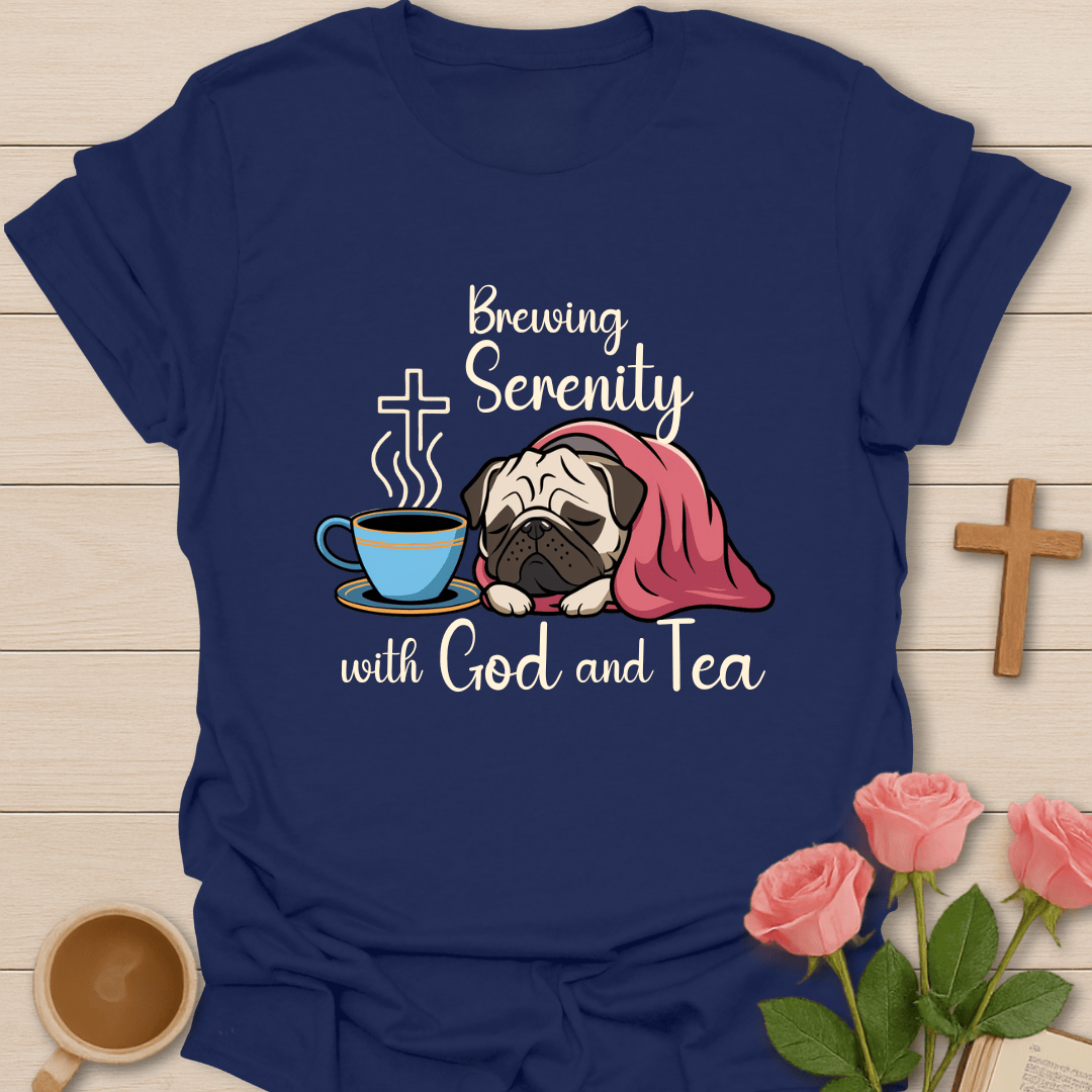Brewing Serenity Dog T-Shirt T-Shirt