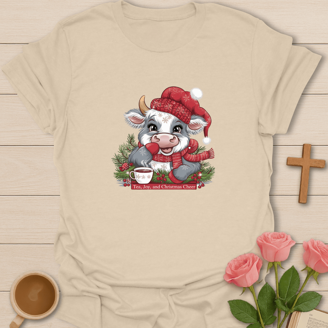 Tea, Joy & Christmas Cheer T-Shirt T-Shirt