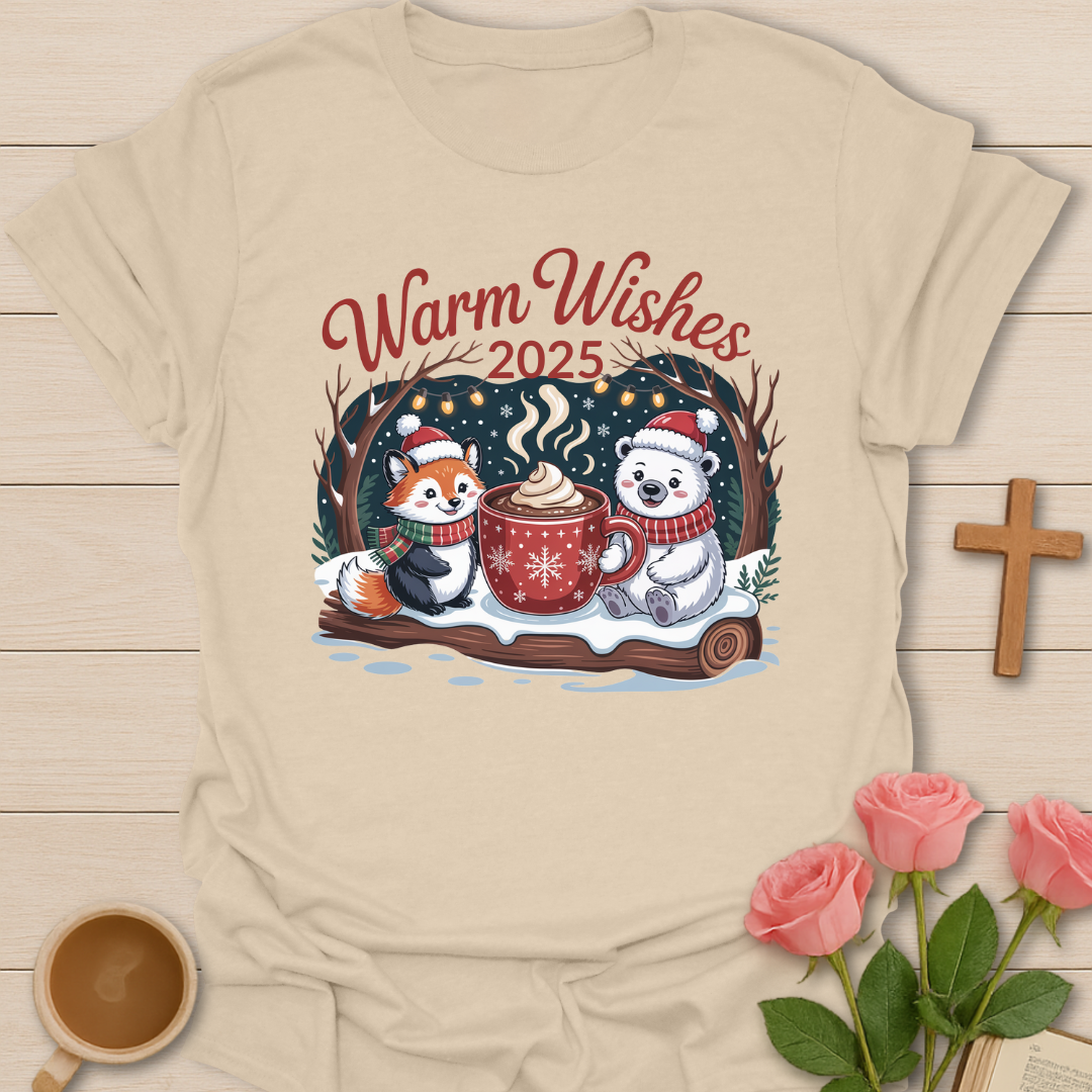 Warm Wishes 2025 Christmas T-Shirt
