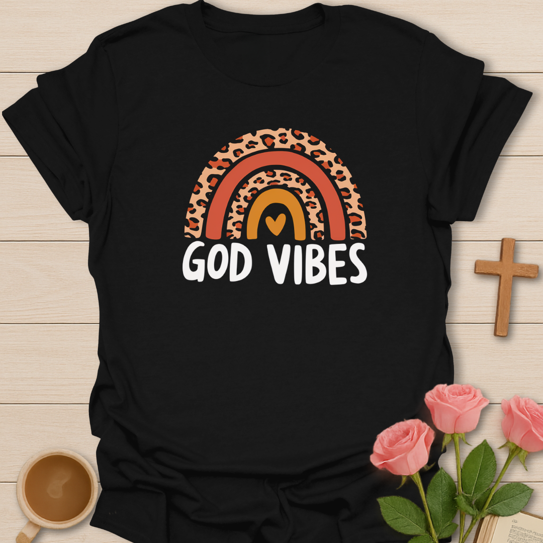 Rainbow God Vibes T-Shirt