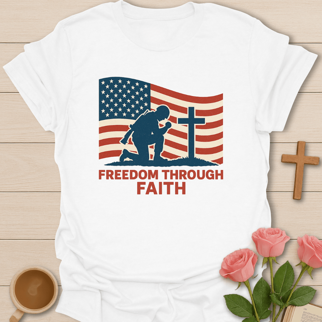 His Freedom Through Faith T-Shirt