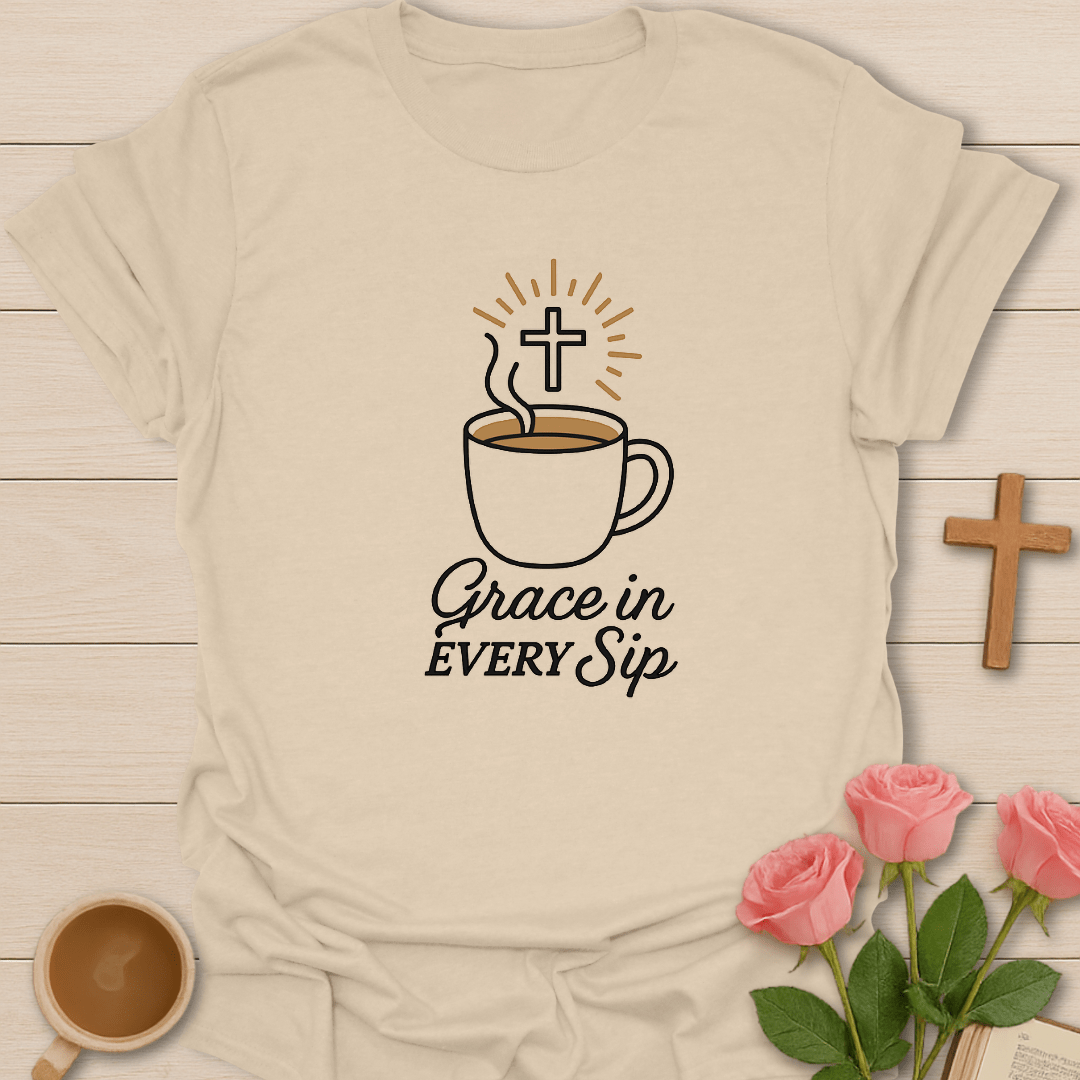 Grace In Every Sip T-Shirt T-Shirt