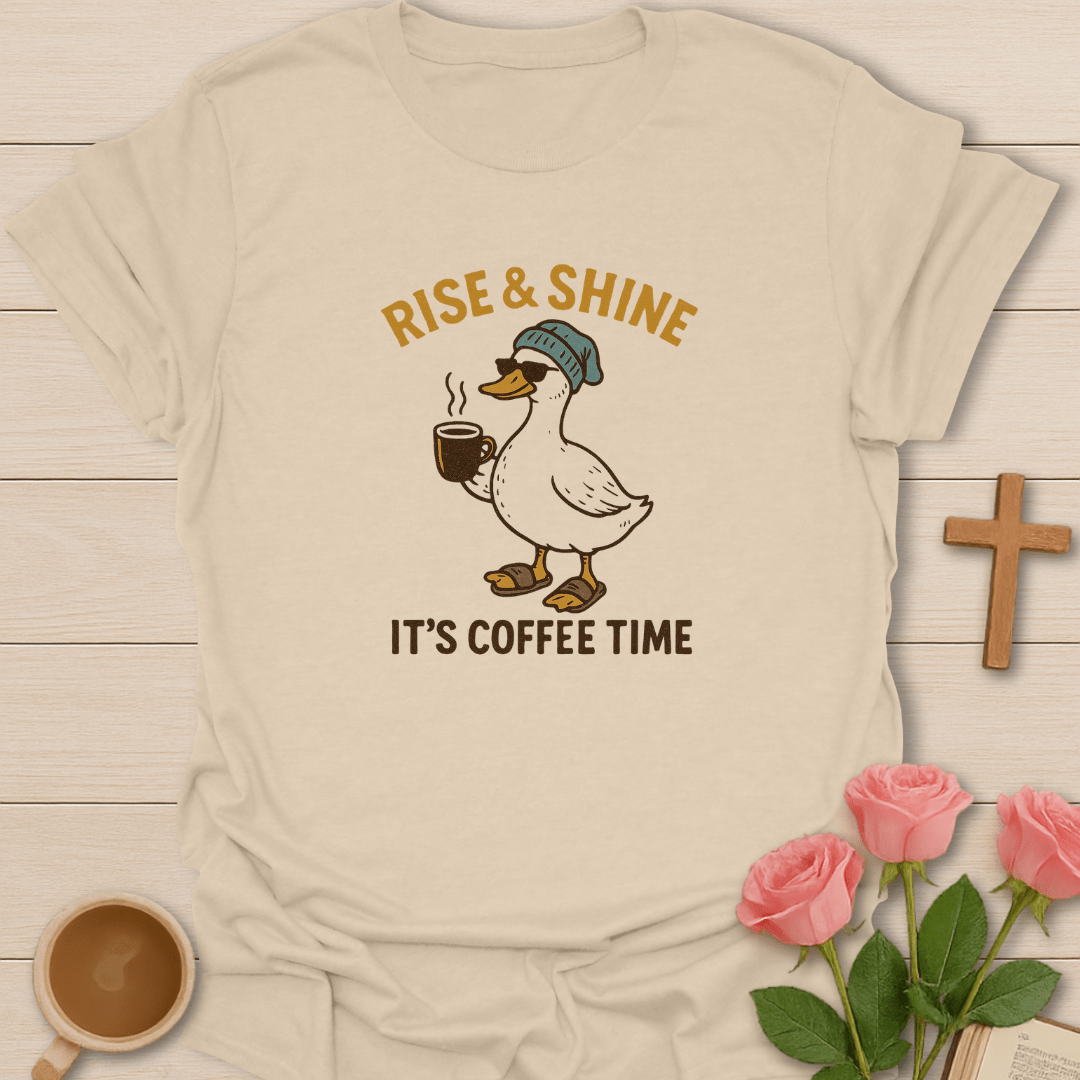 Duck Coffee Time T-Shirt T-Shirt