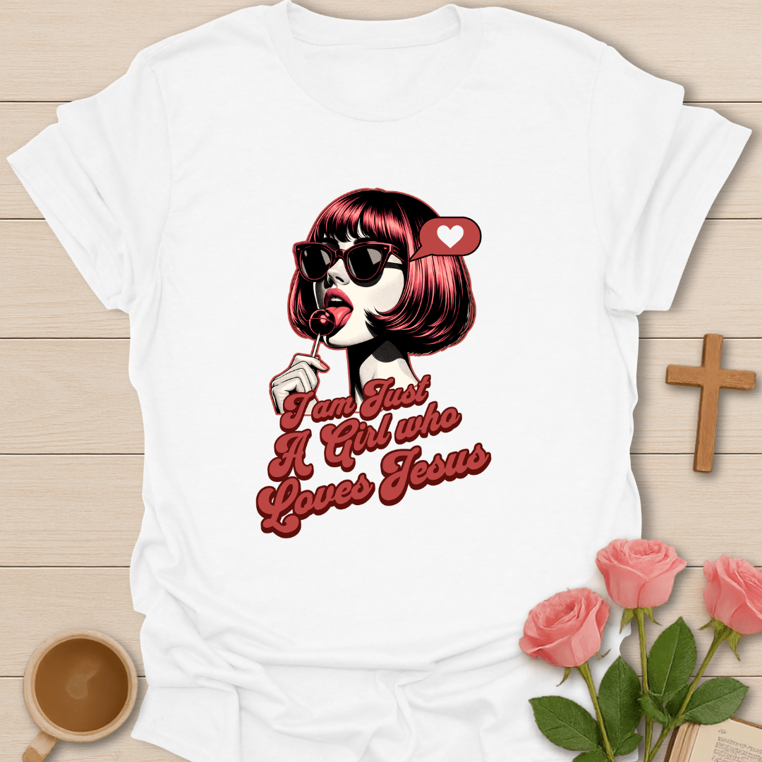 Lollipop Girl T-Shirt - Kozzy Co White / S