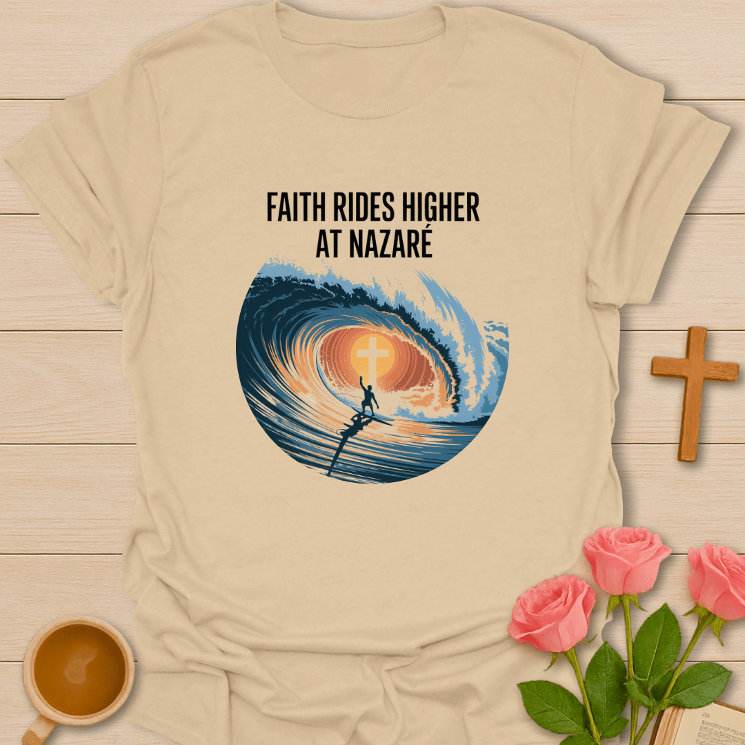 Faith Ride At Nazare T-Shirt T-Shirt