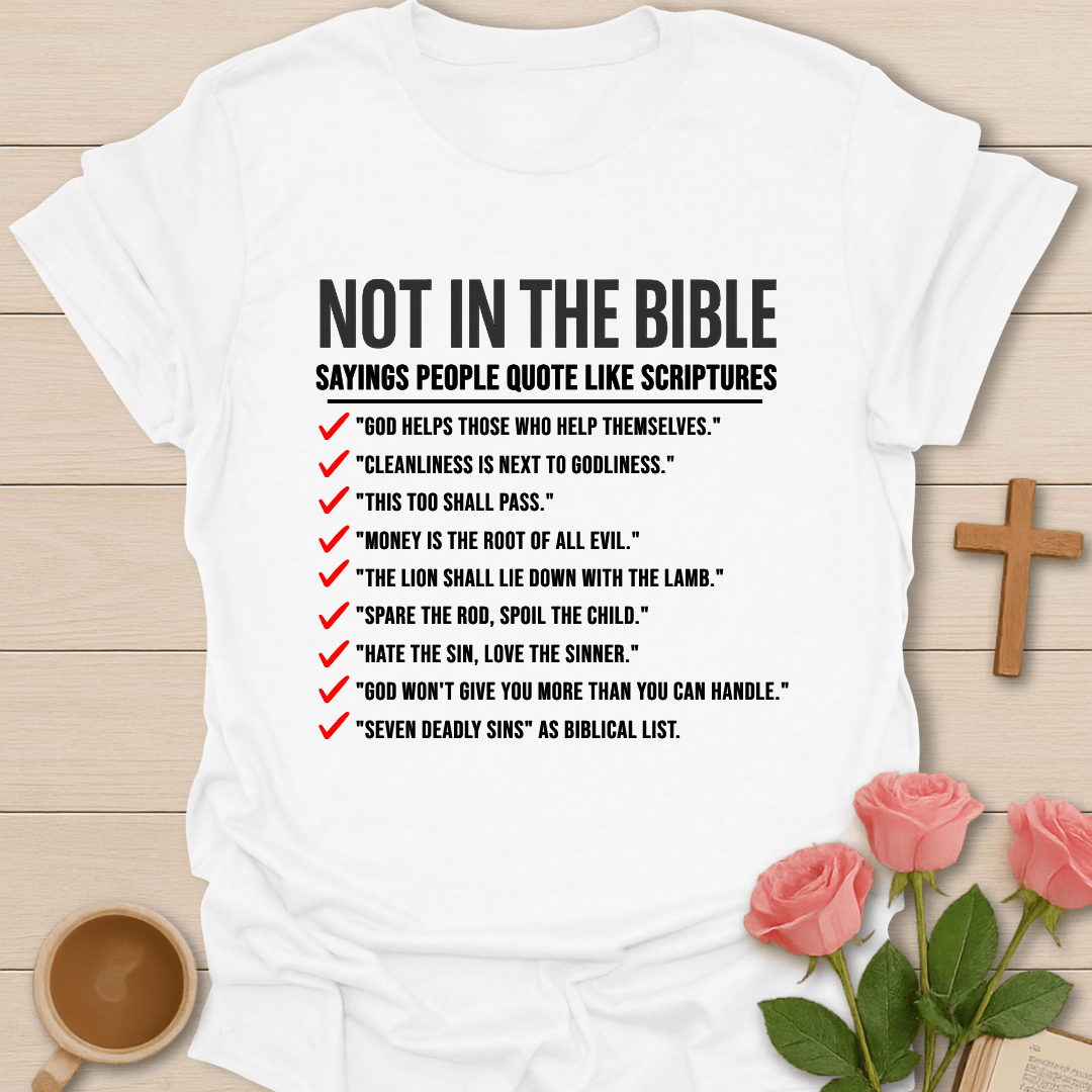 Not In The Bible T-Shirt T-Shirt